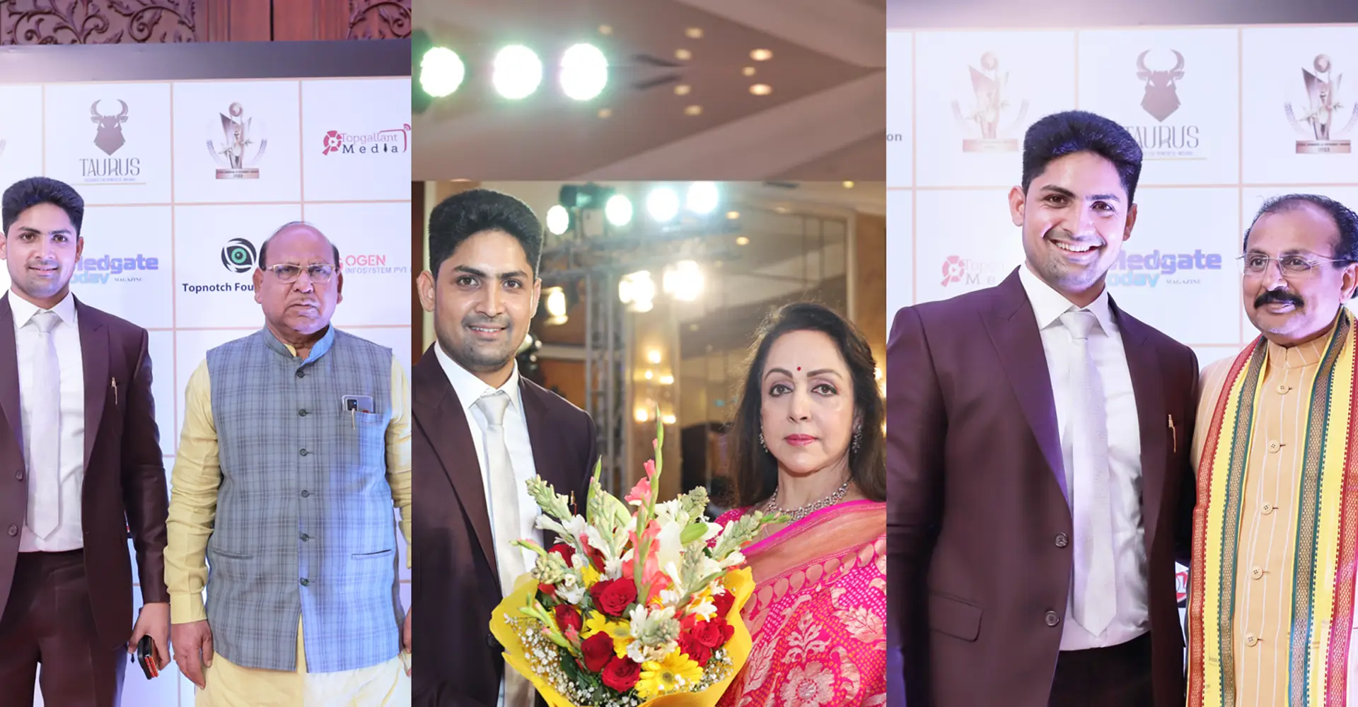 Dignitaries at a Topnotch Foundation award ceremony